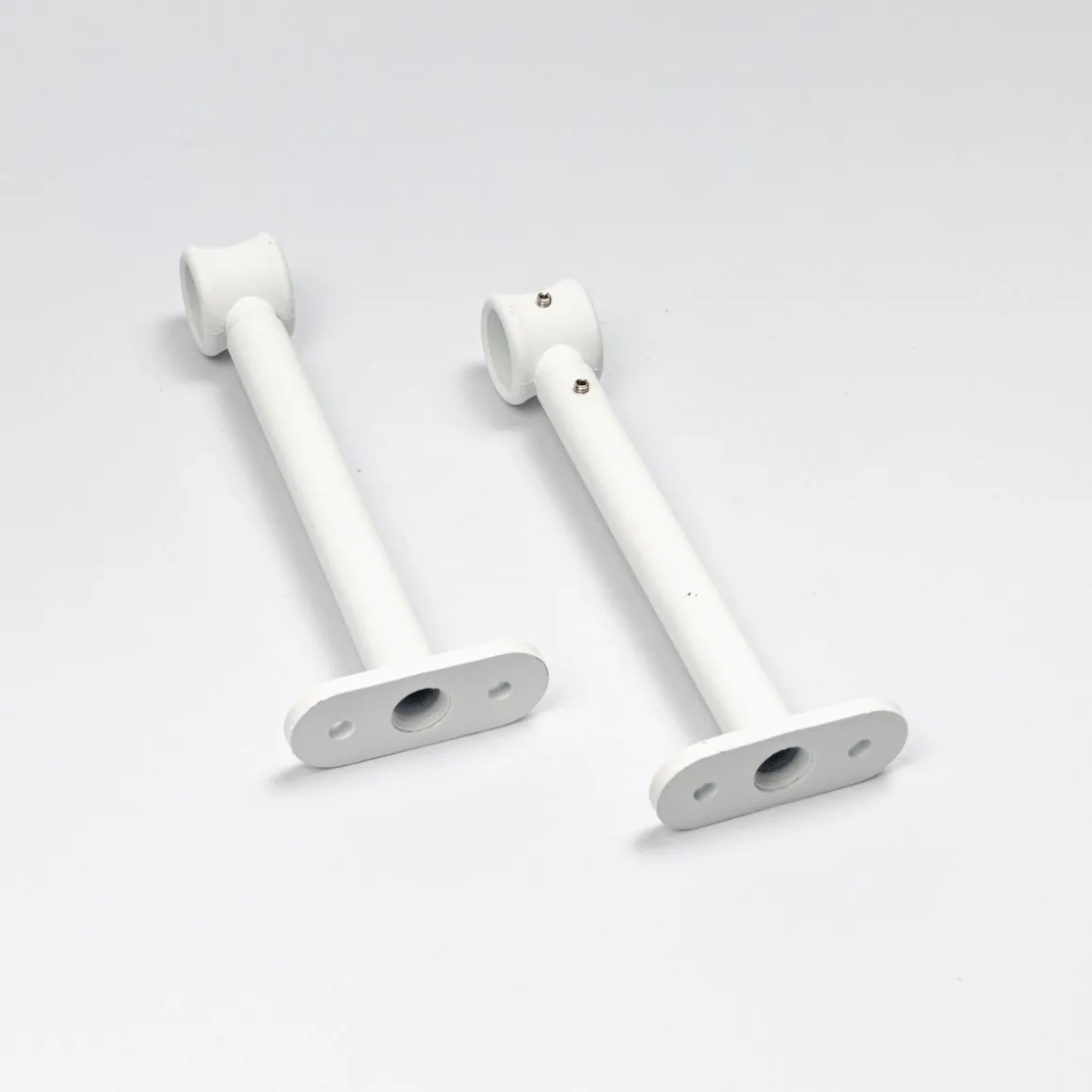 Conjunto 2 suportes branco mate 150mm