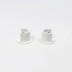Conjunto 2 suportes mural branco mate