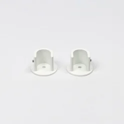 Conjunto 2 suportes mural branco mate