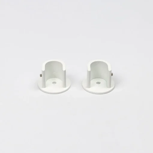 Conjunto 2 suportes mural branco mate