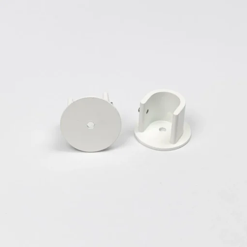 Conjunto 2 suportes mural branco mate