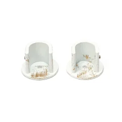 Conjunto 2 suportes parede brancos