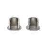 Conjunto 2 suportes parede prateados