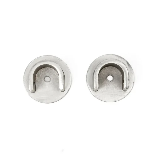 Conjunto 2 suportes parede prateados