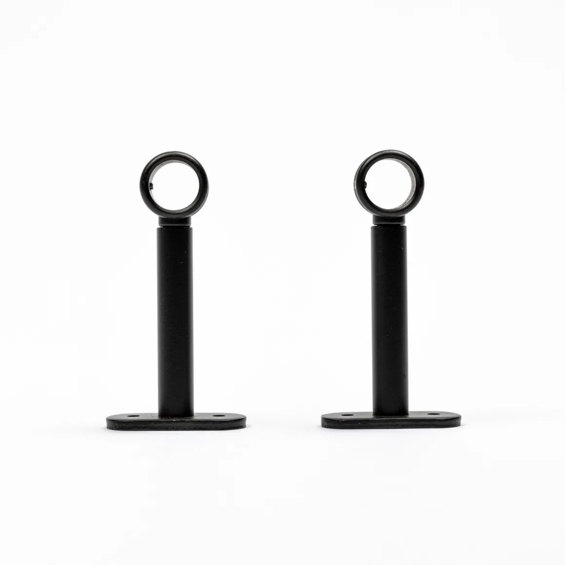 Conjunto 2 suportes preto 90mm