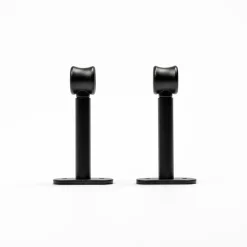 Conjunto 2 suportes preto 90mm