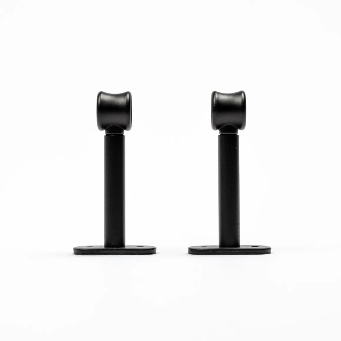 Conjunto 2 suportes preto 90mm