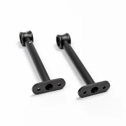 Conjunto 2 suportes preto mate 150mm
