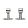 Conjunto 2 suportes simples prata 50mm