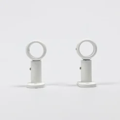 Conjunto 2 suportes varão branco