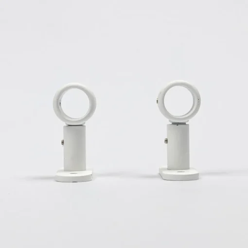 Conjunto 2 suportes varão branco
