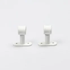 Conjunto 2 suportes varão branco