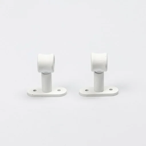 Conjunto 2 suportes varão branco