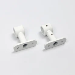Conjunto 2 suportes varão branco