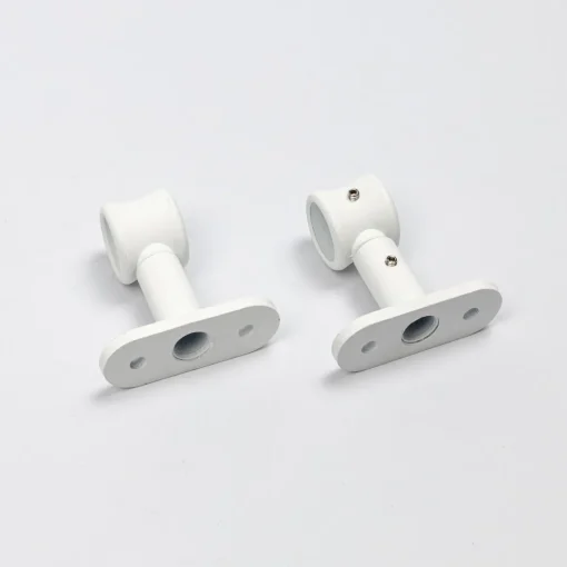 Conjunto 2 suportes varão branco