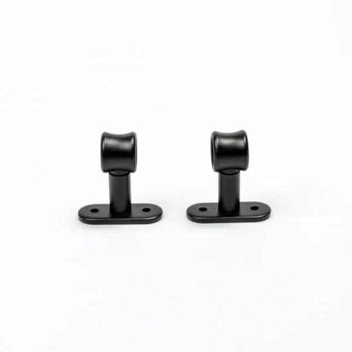Conjunto 2 suportes varão preto