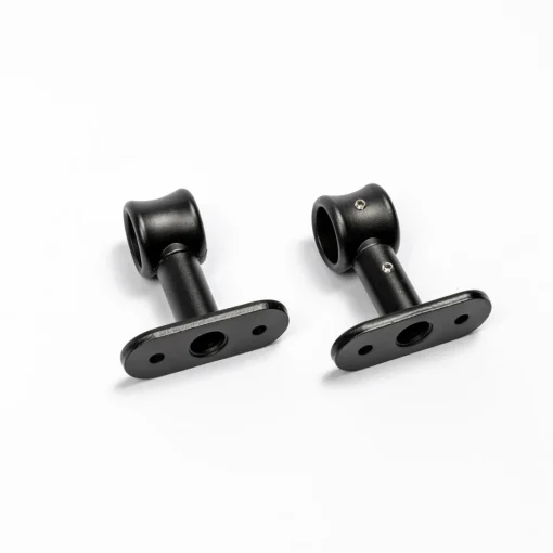 Conjunto 2 suportes varão preto