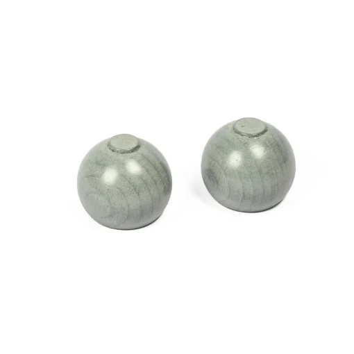 Conjunto 2 terminais bola cinza