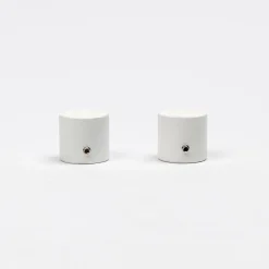 Conjunto 2 terminais BOUCHON branco mate
