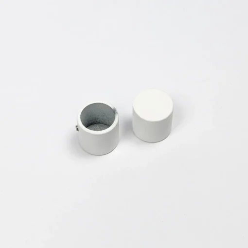 Conjunto 2 terminais BOUCHON branco mate