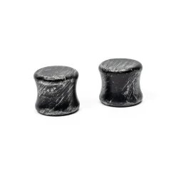 Conjunto 2 terminais 20cm preto e prateado