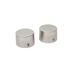 Conjunto 2 terminais prateados