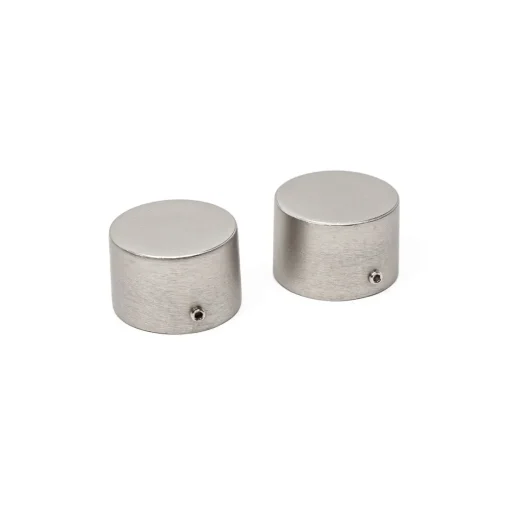 Conjunto 2 terminais prateados