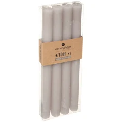 Conjunto 4 velas candelabro rústicas