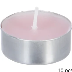 Conjunto 10 velas perfumadas rosa
