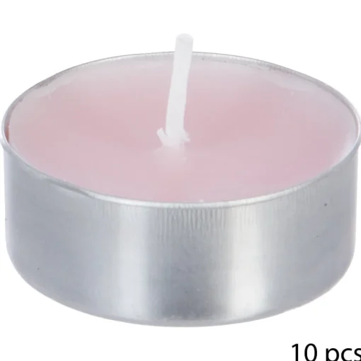 Conjunto 10 velas perfumadas rosa