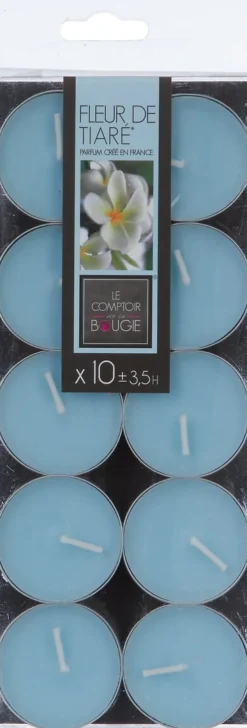 Conjunto 10 velas perfumadas orquídea