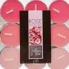 Conjunto 30 velas perfumadas rosa