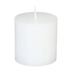 Conjunto 4 velas rústicas brancas