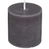 Conjunto 4 velas rústicas cinzentas