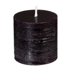 Conjunto 4 velas rústicas preto