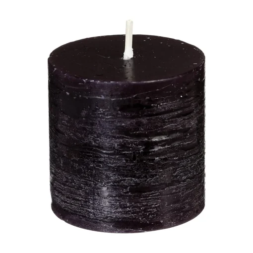 Conjunto 4 velas rústicas preto