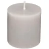 Conjunto 4 velas rústicas taupe