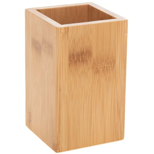 Conjunto de 3 acessórios wc e tabuleiro em bambu