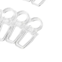 Conjunto de 10 agrafes transparentes