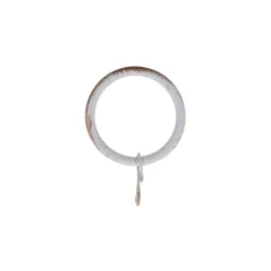 Conjunto de 8 argolas branco e dourado