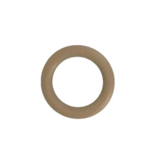 Conjunto de 10 argolas cor madeira