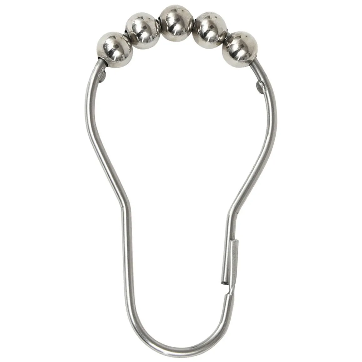 Conjunto de 12 argolas para duche em aço inoxidável