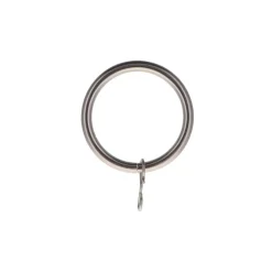 Conjunto de 8 argolas prateado fosco