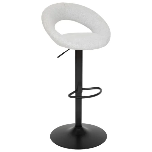 Conjunto de 2 bancos bar SASHA cinza 103cm