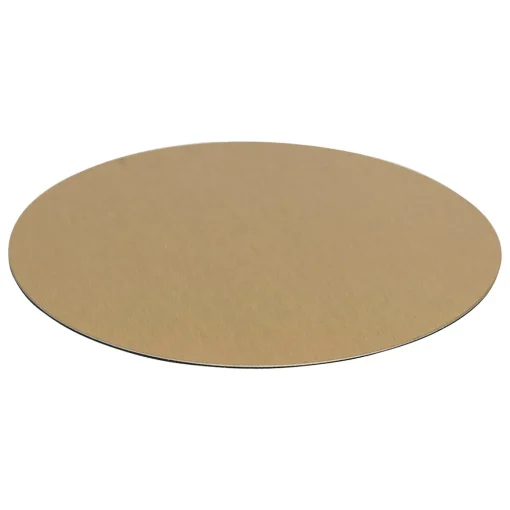 Conjunto de 6 bases pra copos AUTOMNE castanhas em aço
