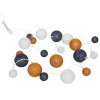 Conjunto de 20 bolas led multicolor
