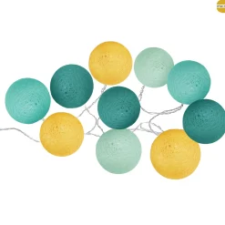 Conjunto de 10 Bolas LED Solar