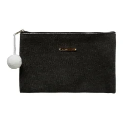 Conjunto de 2 bolsas de higiene cinza escuro