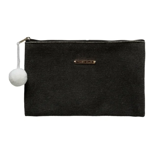 Conjunto de 2 bolsas de higiene cinza escuro