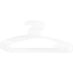 Conjunto de 6 cabides brancos